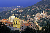 Cateri, village in Balagne region, above Mediterranean Sea, Upper Corsica, Northern Corsica, France, Europe.