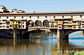 Ponte Vecchio, Arno River, Firenze, UNESCO WORLD Heritage Site, Tuscany, Italy