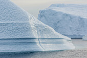 Huge icebergs calved from the Ilulissat Glacier, a UNESCO World Heritage Site, Ilulissat, Greenland.