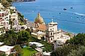 The cathedral of Santa Astuna, Positano, Amalfi coast, Italy