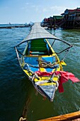 Long tail boat  Panyee fishing village  Phang Nga Bay, Andaman Sea, Thailand, Asia.