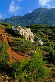 Montagne Sainte_Victoire, France, Provence, Bouches_du_Rhône, mountains, nightmare, rock, cliff, earth, erosion