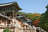 Asia, Korea, Gyeongju, Kyongju, Bulguksa Temple, Autumn, Fall, Autumn Leaves, Autumn Colours, Foliage, Temple, Temples, UNESCO, UNESCO World Heritage Site, UNESCO World Heritage Sites, Tourism, Travel, Holiday, Vacation