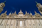 Pilars Basilic facade at the main Square  Saragosse  Aragon