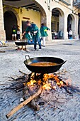 Borja village during tradicional celebration  Saragosse  Aragon, Spain