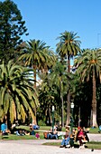 Argentina, Buenos Aires, Plaza San Martin, park, people,