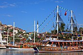 Turkey, Alanya, harbour, boats, ships,