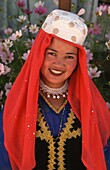 India, Ladakh, Leh, Ladakh Festival, woman, portrait,