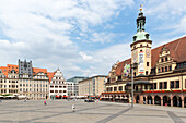 Old Town Hall at Market Square, Leipzig, Saxony, Germany