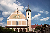 monastry church, Beuron Monastry, Sigmaringen, Swabian Alb, Baden-Wuerttemberg, Germany