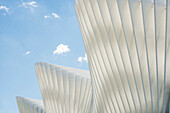 Hochgeschwindigkeitsbahnhof Mediopadana, Architekt Santiago Calatrava, Reggio nell'Emilia, Provinz Reggio Emilia, Italien