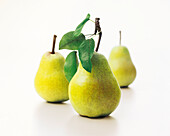 pears with leaves, Fruit, Food