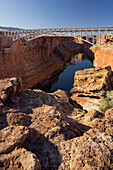 Colorado River, Navajo Bridge, Vermilion Cliffs National Monument, Utah, USA