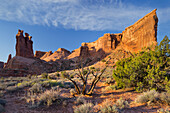 Three Gossips, Couthouse Towers, Arches National Park, Moab, Utah, USA
