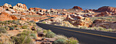 Mouse's Tank Road, Valley of Fire State Park, Nevada, USA