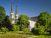 Stift Admont, garden, Ennstal, Styria, Austria
