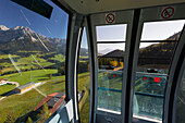 Gondel, Wilder Kaiser, Scheffau, Tirol, Österreich