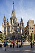 La Seu, Cathedral de Santa Eulalia, cathedral, Barri Gotic, gothic quarter, Ciutat Vella, old town, Barcelona, Catalunya, Catalonia, Spain