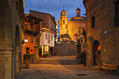 Poble Espanyol, spanish village, built for the World Exposition 1929, at Montjuic mountain, Barcelona, Catalunya, Catalonia, Spain, Europe