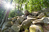 Rocks, Felsenmeer Lautertal, Lautertal, Odenwald, Hesse, Germany