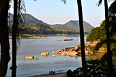 am Mekong, Luang Prabang, Laos, Asien