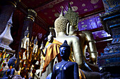 Inside Wat Mai temple, Luang Prabang, Laos, Asia
