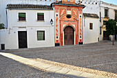 Square at the Calle Martinez Rucker next to the Mezquita, Cordoba, Andalusia, Spain