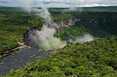 Kaieteur Waterfall where the Potaro River runs into the Essequibo River, Kaieteur National Park, Guyana