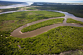 Caravelas River estuary and mangrove forest, Caravelas, southern Bahia, Brazil
