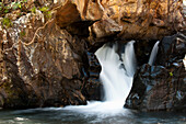 Waterfall, Cerrado ecosystem, Serra do Tombador, Goias State, Brazil