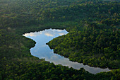 Lake in Bastimentos Marine National Park, Bocas del Toro, Panama