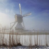 Windmills of Kinderdijk, Kinderdijk, Netherlands