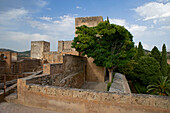 Festung der Alhambra in Granada, Andalusien, Spanien, Europa