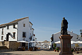 Plaza de los Escribanos in Antequera, Blick über die weiße Stadt, Provinz Malaga, Andalusien, Spanien