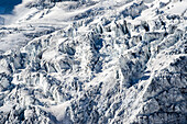 Gletscherbruch des Lysgletschers, Walliser Alpen, Italien