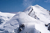 Skitour to the summit of a four thousander, Wallis, Switzerland