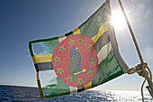 Flag of Dominica, Dominica, Lesser Antilles, Caribbean