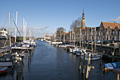 Hafen von Veere, Provinz Seeland, Niederlande