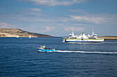 Ferry Malita (Gozo Channel Line) connecting Mgarr on Gozo with Cirkewwa on Malta, near Gozo, Malta