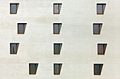 Modern building facade, full frame