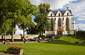 Kreuzkirche (1344) am Burgplatz in Stromberg - Stadt Oelde , Münsterland , Nordrhein-Westfalen , Deutschland , Europa