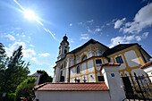 Kirche von Berbling bei Bad Aibling, Oberbayern, Bayern, Deutschland