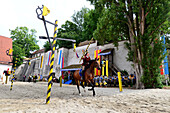 Reitertournier am Schlossfest, Neuburg an der Donau, Nord-Oberbayern, Bayern, Deutschland