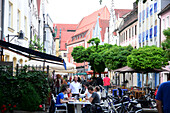 Doll street, Ingolstadt, North-Upper Bavaria, Bavaria, Germany