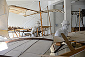 German technical Museum, plane hangar at Schleissheim Palace near Munich, Bavaria, Germany