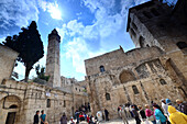 Church of the Holy Sepulchre in the christian quarter, Jerusalem, Israel