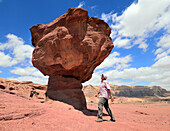 Rock formations in Timna Park near Eilat at Red Sea, Akaba bay, South-Israel, Israel