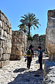 Ausgrabungen von Meggido in der Jisreel-Ebene, Galiläa, Nord-Israel, Israel