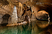 Still water in cave, Loz, Notranjska, Slovenia, Loz, Notranjska, Slovenia