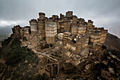 Aerial view of Al Hajjarah, Sanaa, Yemen, Al Hajjarah, Sanaa, Yemen